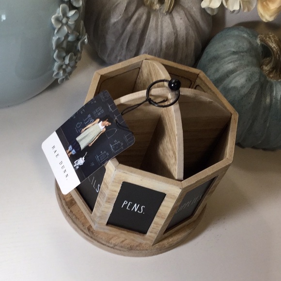 Rae Dunn Desk Carousel Organizer - Picture 2 of 5